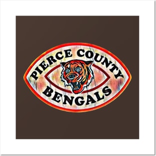 Pierce County Bengals Football Posters and Art